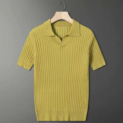 Mateo Knitted Polo Shirt