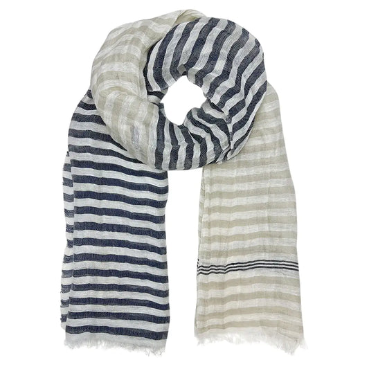 Cabana Linen Blend Wrap Scarf